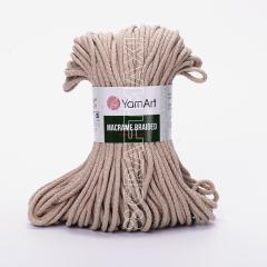 YARNART MACRAME BRAIDED - MACRAME CORD CREAM - 753