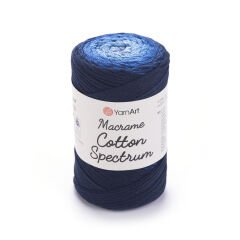 YARNART MACRAME COTTON SPECTRUM - MACRAME CORD VARIEGATED - 1324