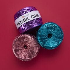 YARNART METALLIC CLUB - KNITTING YARN