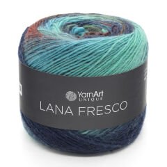 YARNART LANA FRESCO - MULTICOLOR KNITTING YARN VARIEGATED - 8112
