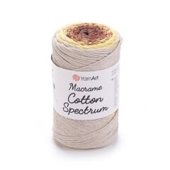 YARNART MACRAME COTTON SPECTRUM - MACRAME CORD VARIEGATED - 1325