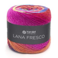 YARNART LANA FRESCO - MULTICOLOR KNITTING YARN VARIEGATED - 8113