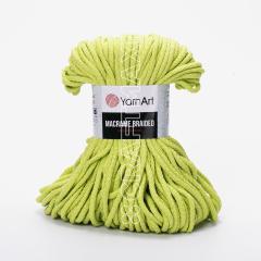 YARNART MACRAME BRAIDED - MACRAME CORD PISTACHIO - 755