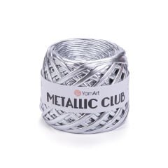 YARNART METALLIC CLUB - KNITTING YARN SILVER - 8102