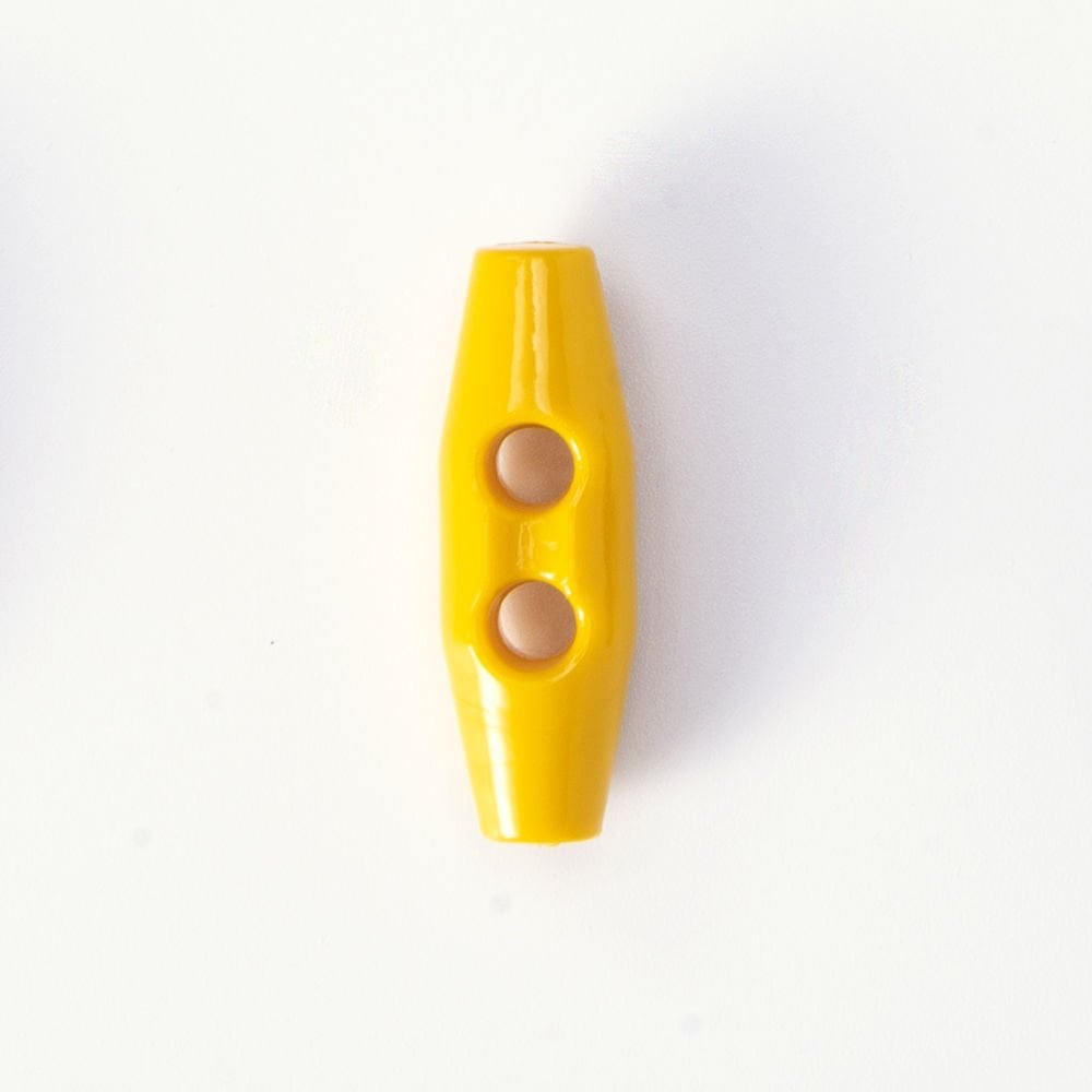 BABY TOGGLE BUTTONS - 25 MM - 1 PIECE YELLOW