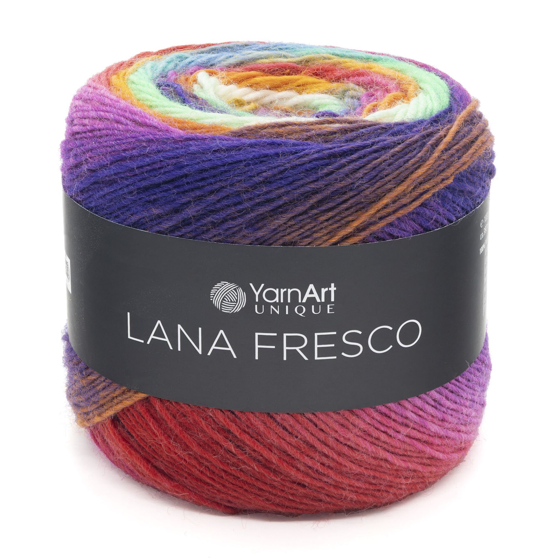 YARNART LANA FRESCO - MULTICOLOR KNITTING YARN VARIEGATED - 8115