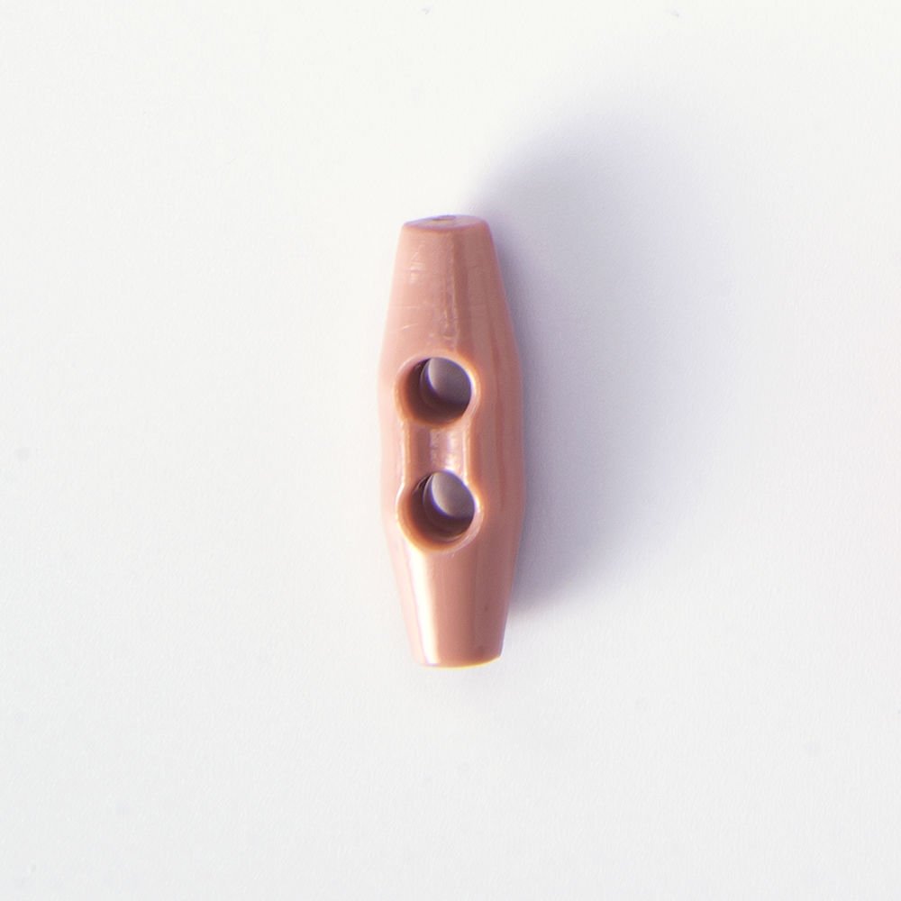 BABY TOGGLE BUTTONS - 25 MM - 1 PIECE SALMON