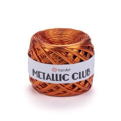 YARNART METALLIC CLUB - KNITTING YARN ORANGE - 8107