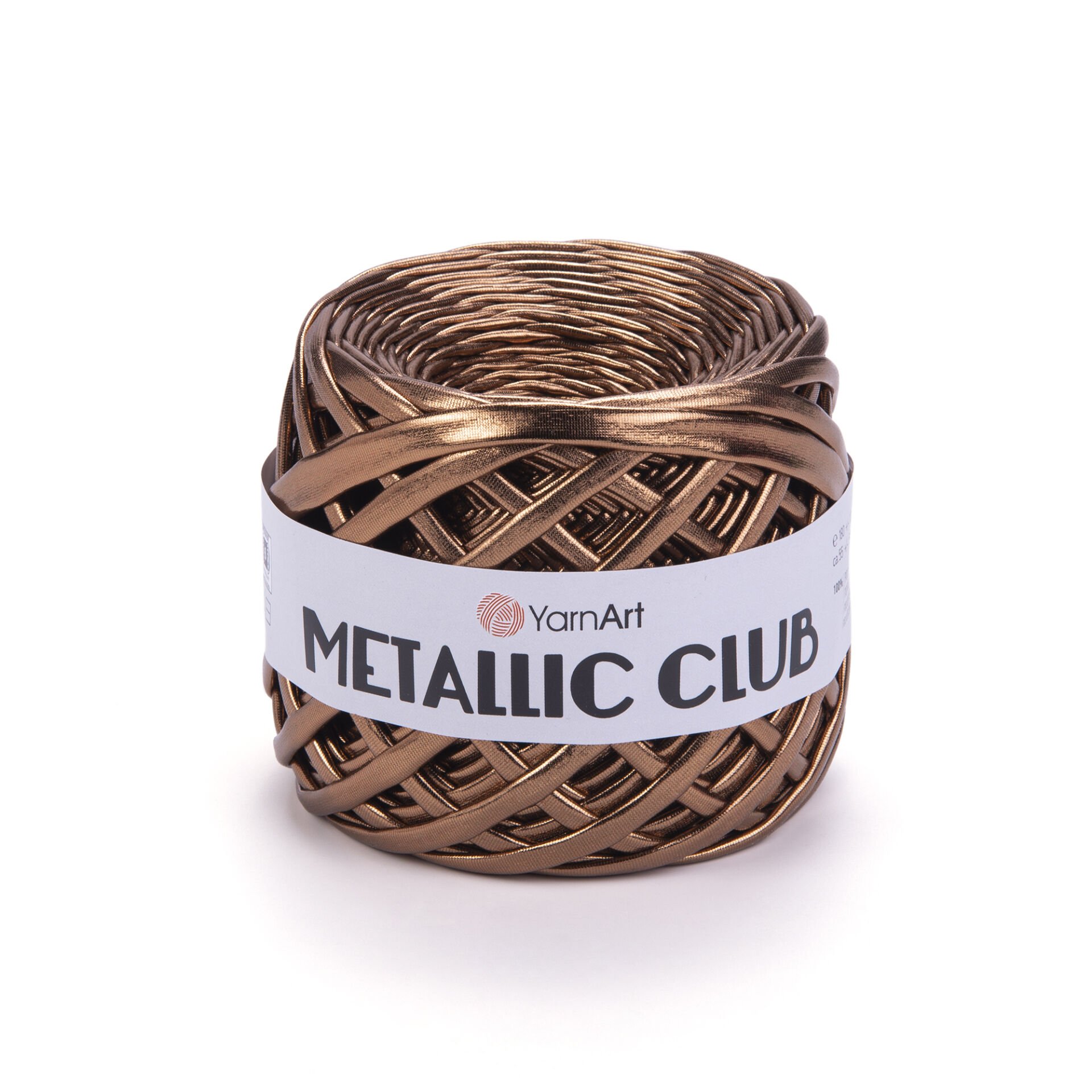 YARNART METALLIC CLUB - KNITTING YARN BRONZE - 8108