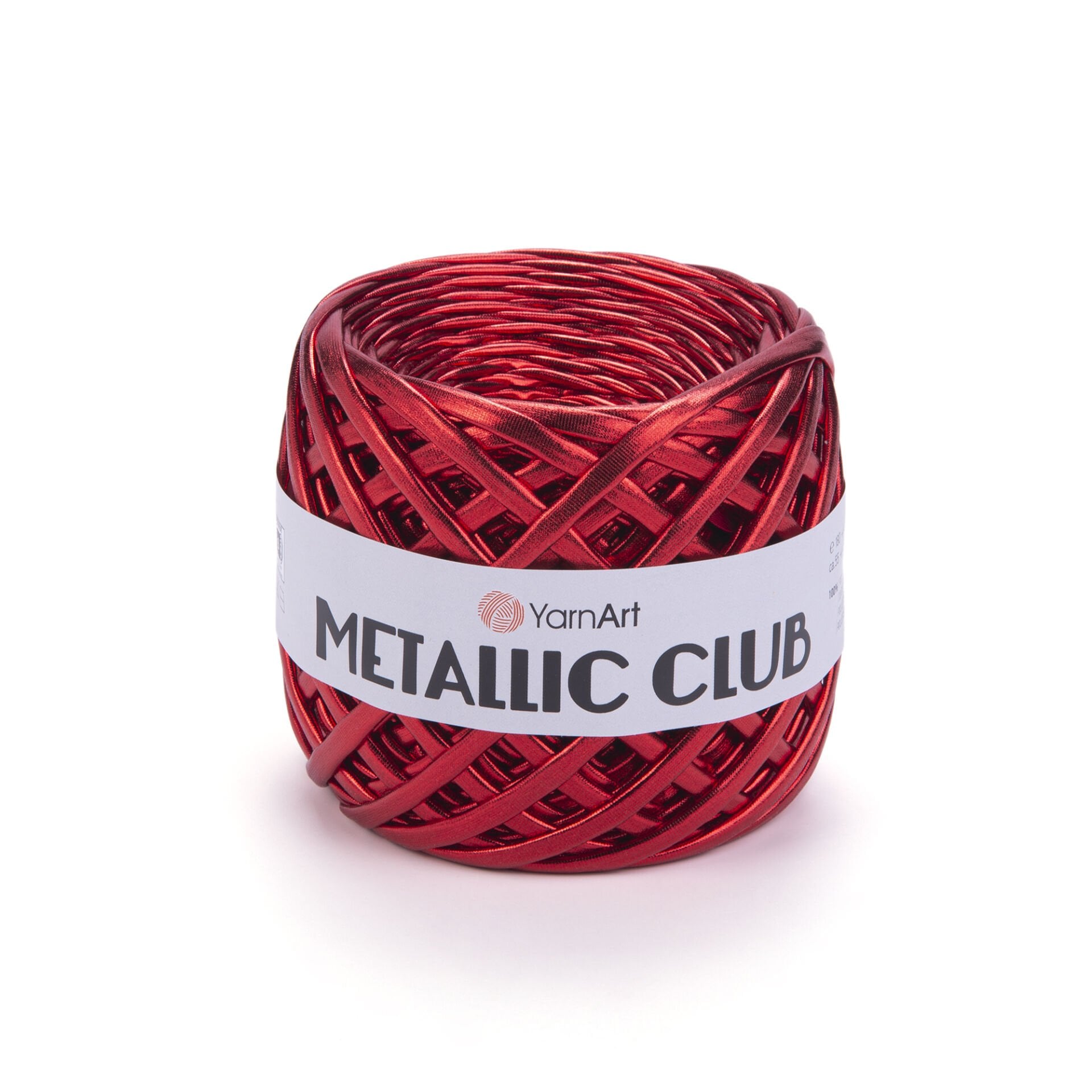YARNART METALLIC CLUB - KNITTING YARN RED - 8112