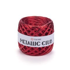YARNART METALLIC CLUB - KNITTING YARN RED - 8112