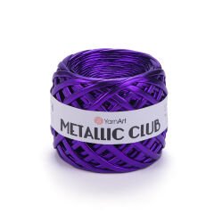 YARNART METALLIC CLUB - KNITTING YARN PURPLE - 8114