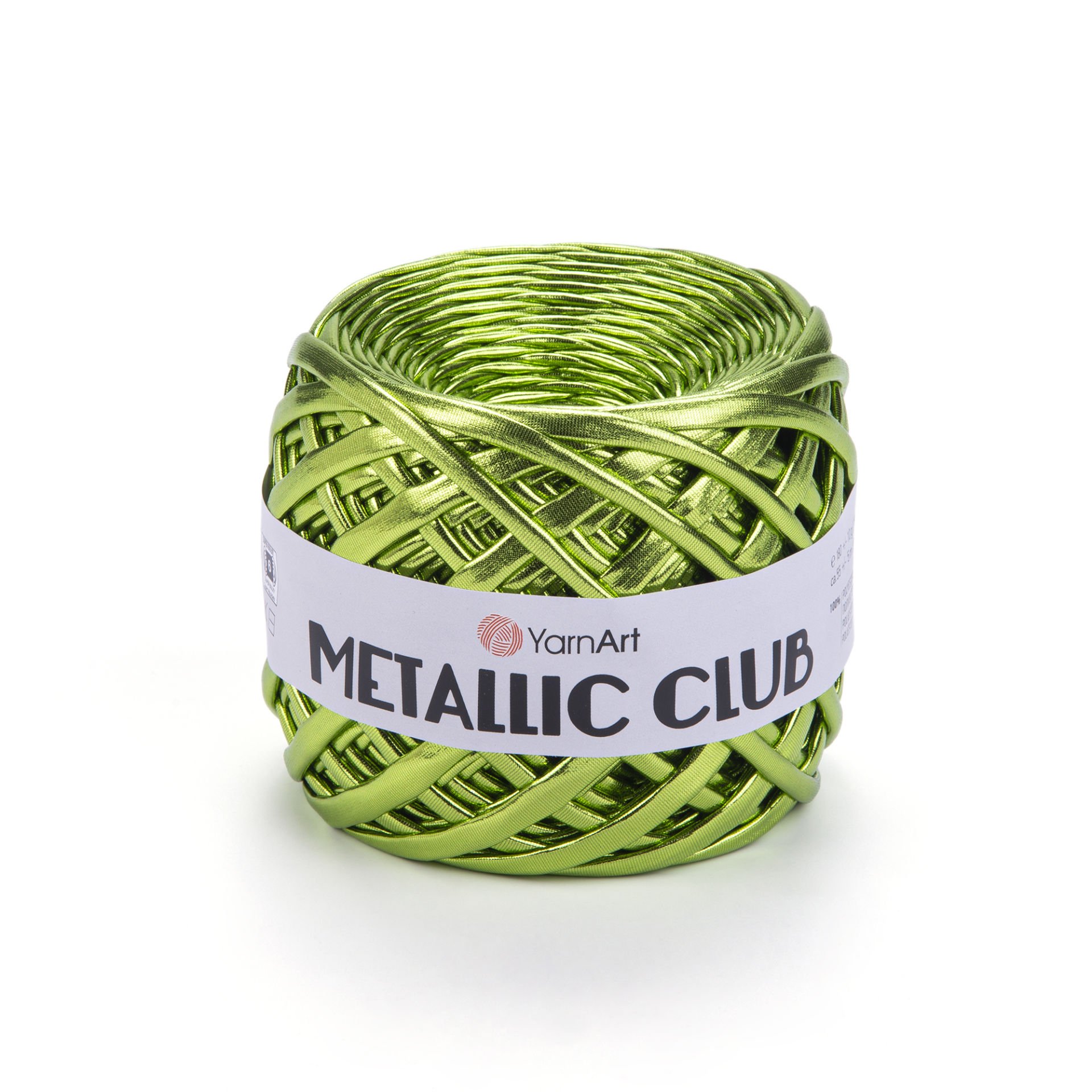 YARNART METALLIC CLUB - KNITTING YARN HENNA GREEN - 8116