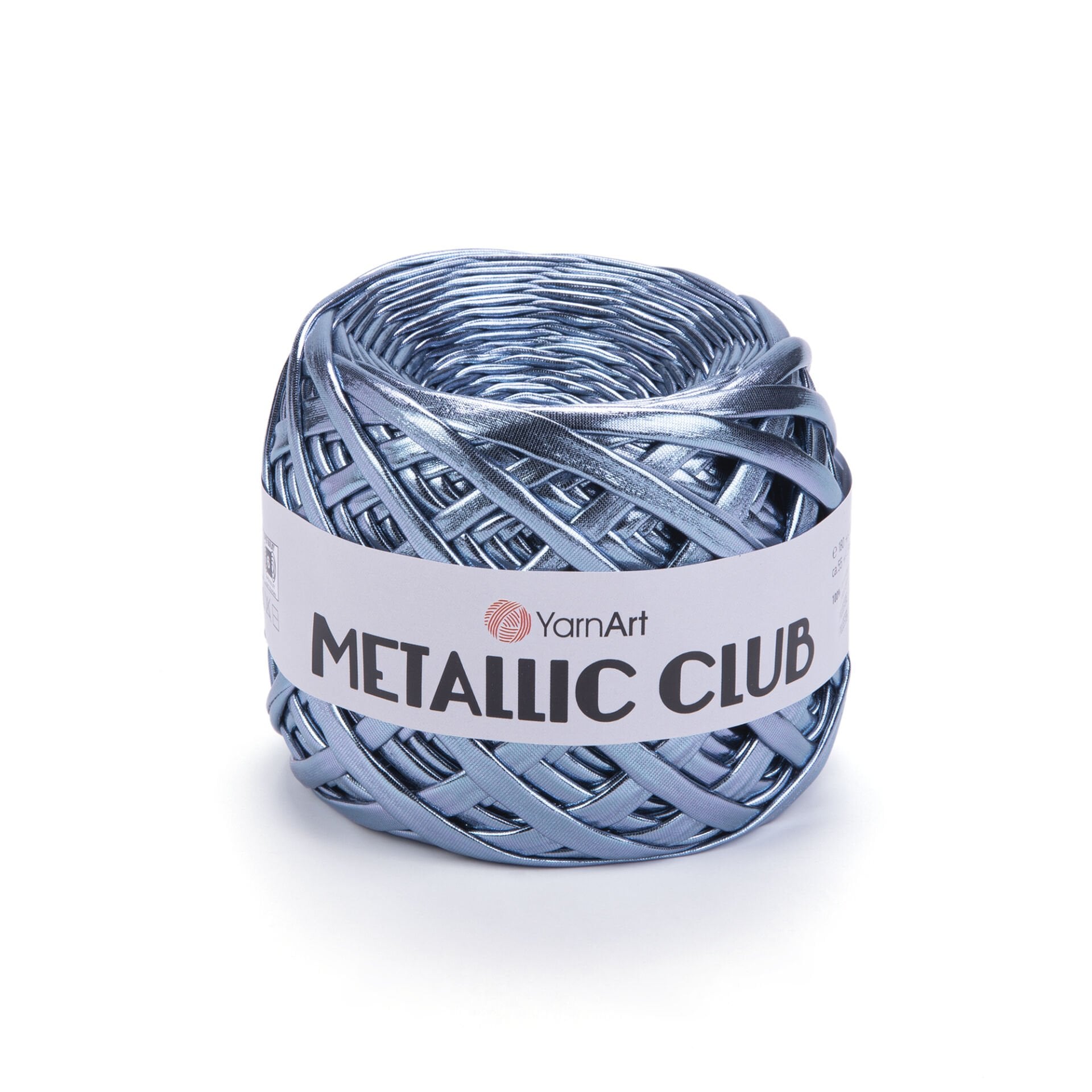 YARNART METALLIC CLUB - KNITTING YARN GRAPHITE BLUE - 8117