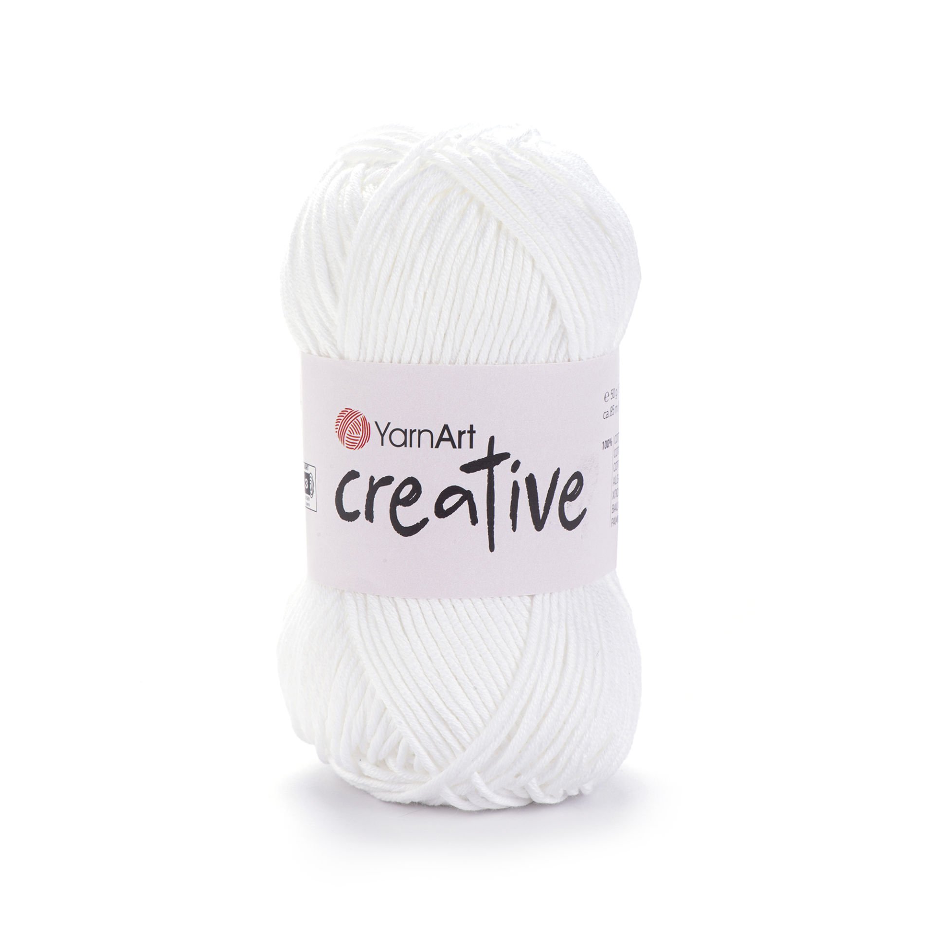 YARNART CREATIVE - KNITTING YARN WHITE - 220