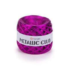 YARNART METALLIC CLUB - KNITTING YARN FUCHSIA - 8111