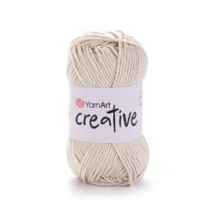 YARNART CREATIVE - KNITTING YARN CREAM - 223