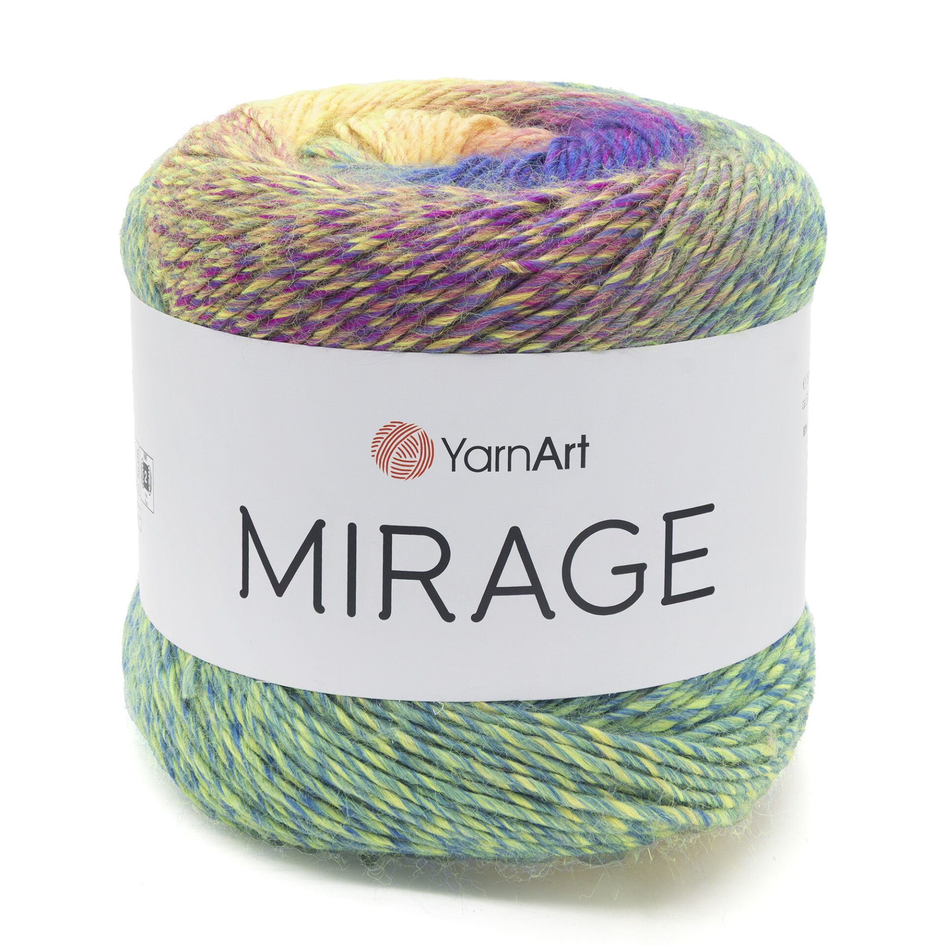 YARNART MIRAGE - MULTICOLOR KNITTING YARN VARIEGATED - 5301