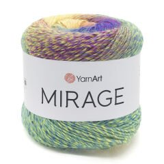 YARNART MIRAGE - MULTICOLOR KNITTING YARN VARIEGATED - 5301