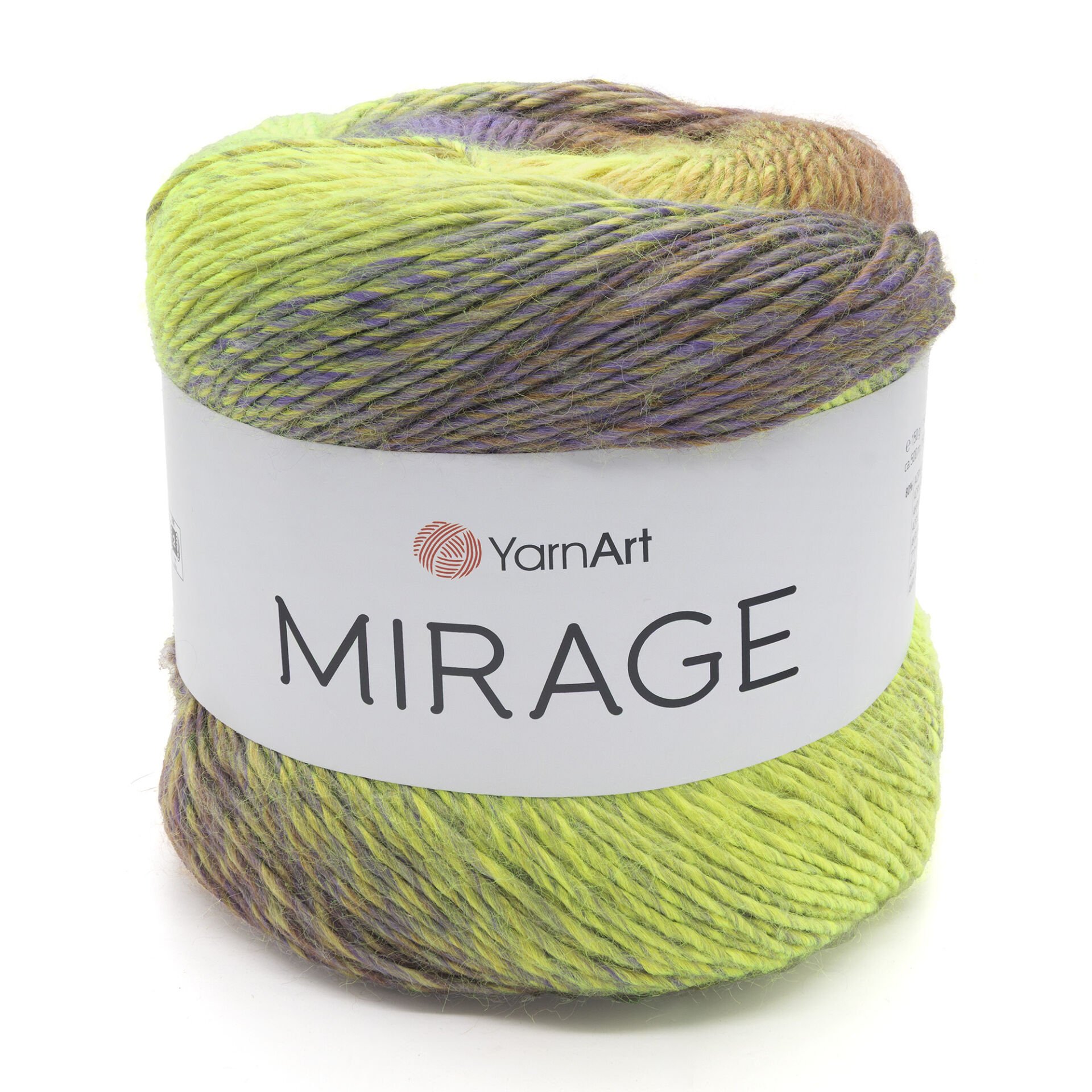YARNART MIRAGE - MULTICOLOR KNITTING YARN VARIEGATED - 5305