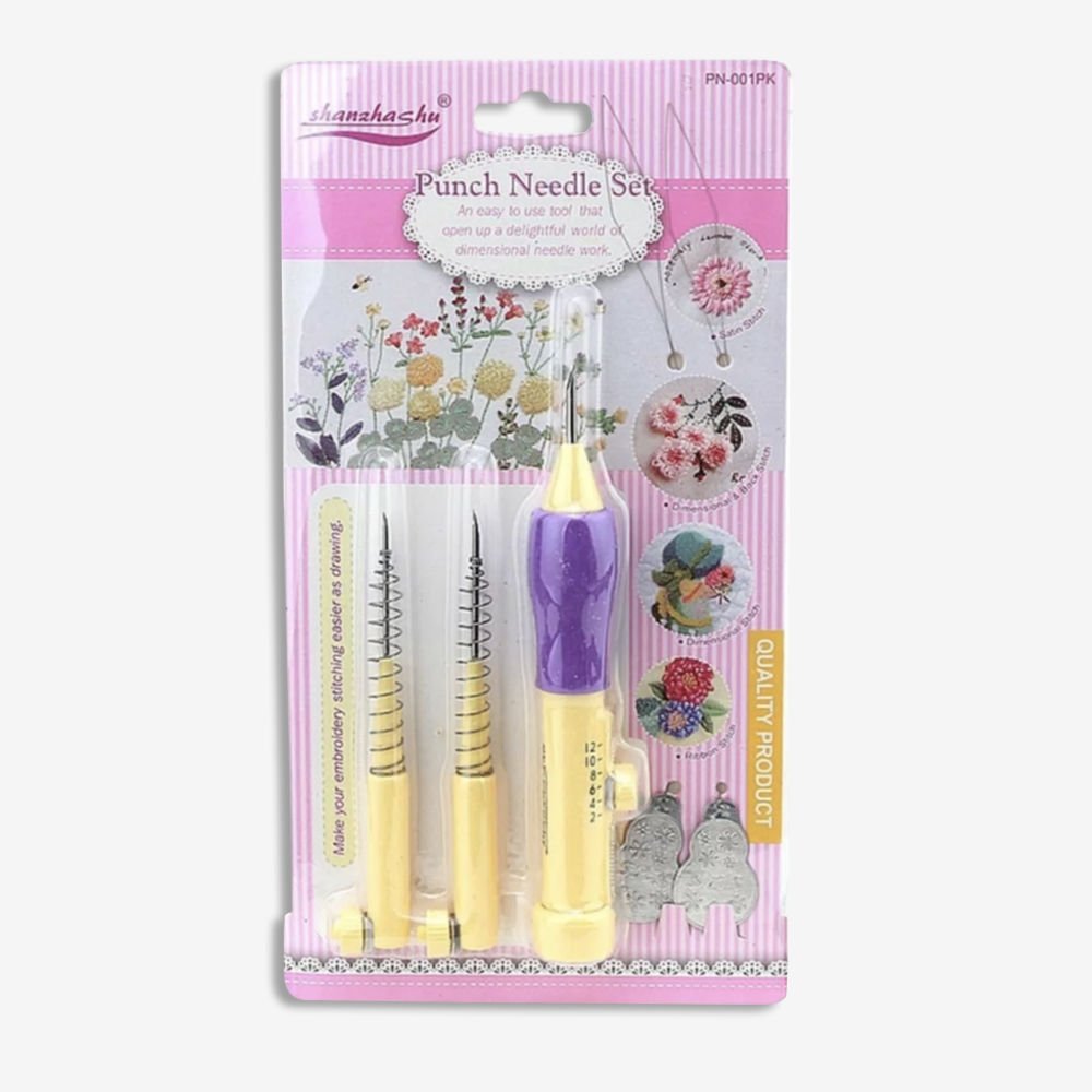 PUNCH NEEDLE SET - 6 PCS