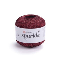 YARNART SPARKLE - KNITTING YARN RED - 1345