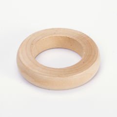 NATURAL WOODEN RING - 1 PIECE