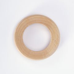NATURAL WOODEN RING - 1 PIECE 5 CM