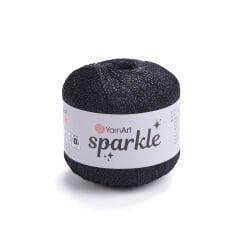 YARNART SPARKLE - KNITTING YARN BLACK - 1360