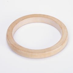 NATURAL WOODEN RING - 1 PIECE 9 CM