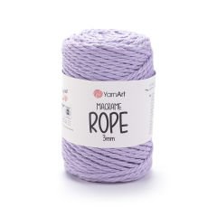 YARNART MACRAME ROPE 3 MM - MACRAME CORD LILAC - 765
