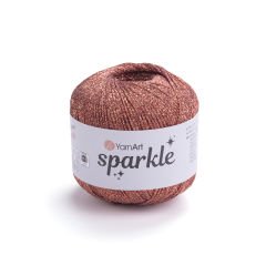 YARNART SPARKLE - KNITTING YARN ORANGE - 1348