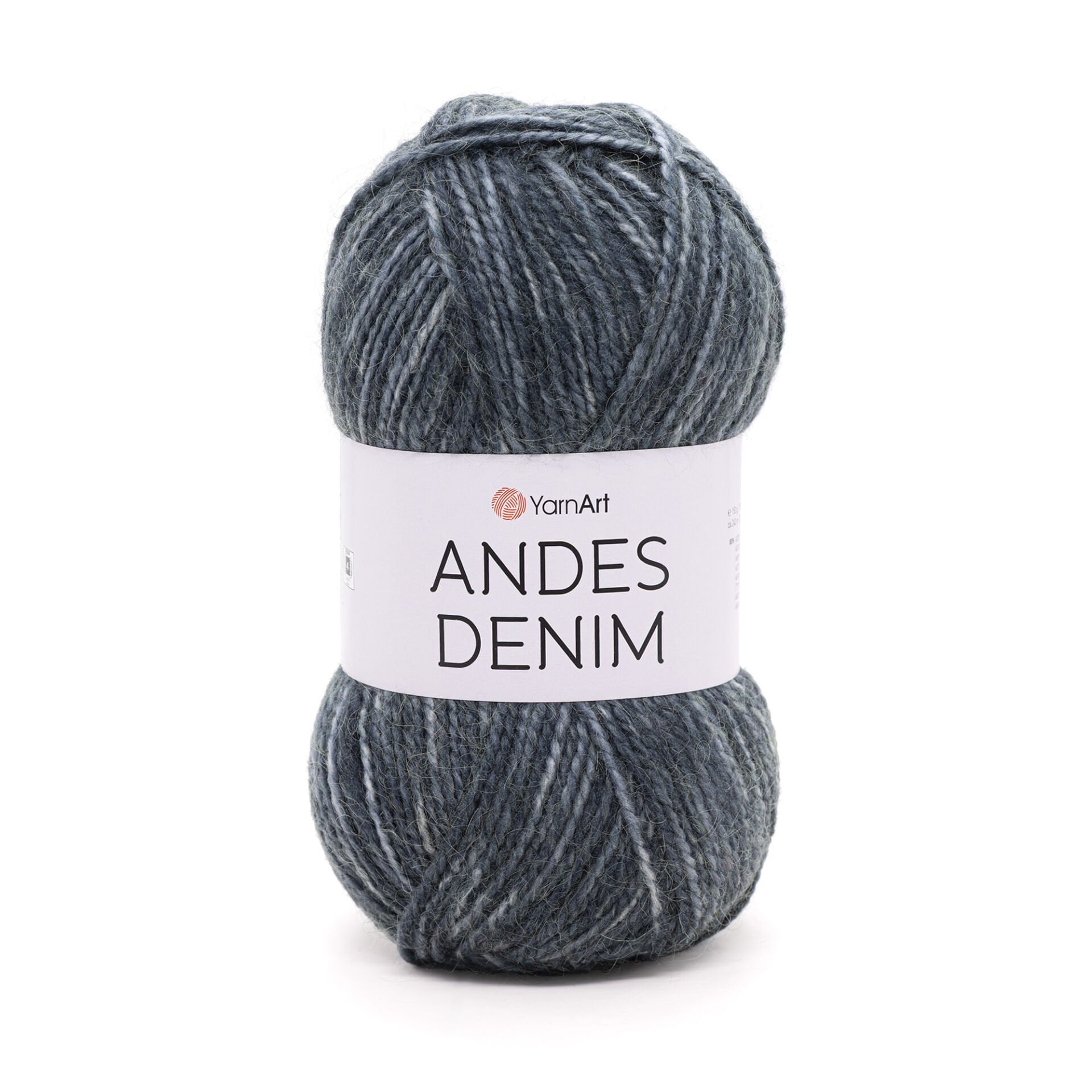 YARNART ANDES DENIM - KNITTING YARN BLACK - 5102