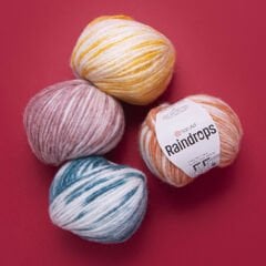 YARNART RAINDROPS - MULTICOLOR KNITTING YARN
