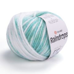 YARNART RAINDROPS - MULTICOLOR KNITTING YARN VARIEGATED - 2904
