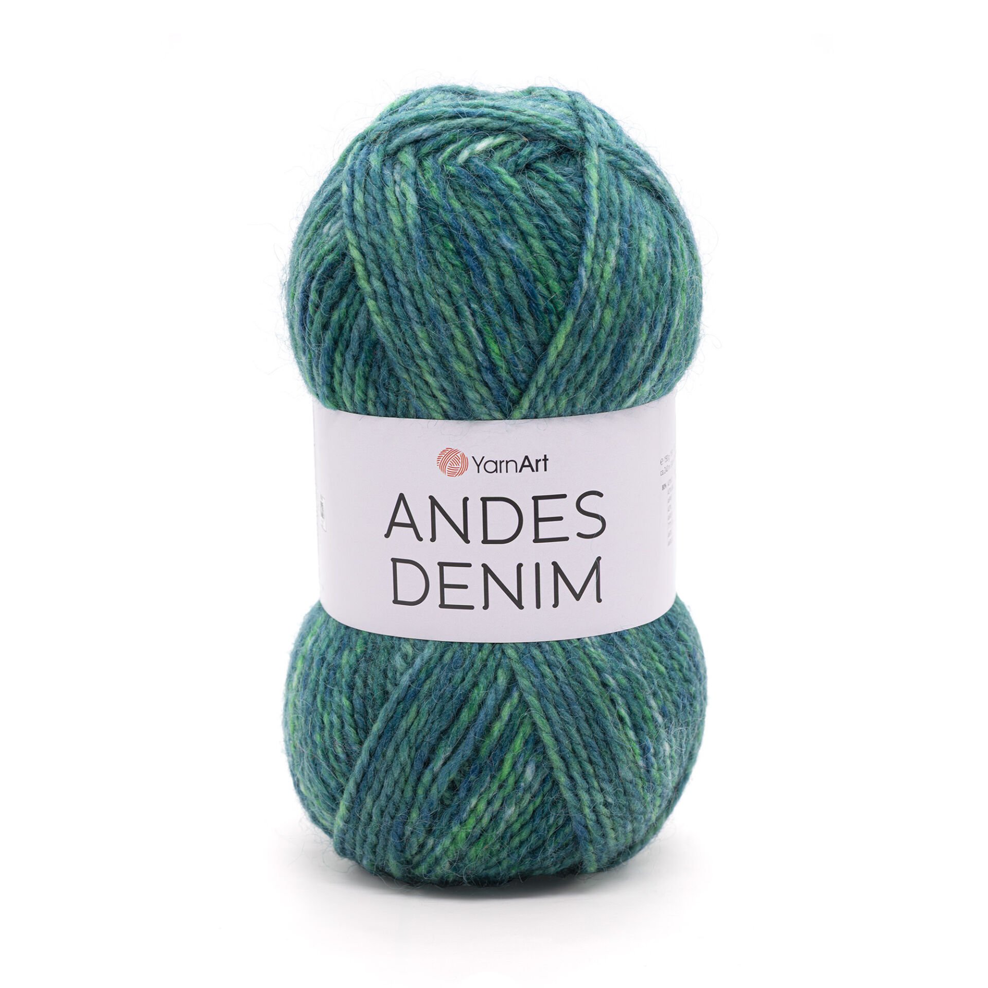 YARNART ANDES DENIM - KNITTING YARN GREEN - 5109