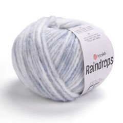 YARNART RAINDROPS - MULTICOLOR KNITTING YARN VARIEGATED - 2906