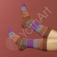 YARNART FORZA STRIPE - MULTICOLOR KNITTING YARN