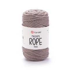 YARNART MACRAME ROPE 3 MM - MACRAME CORD MILKY BROWN - 768