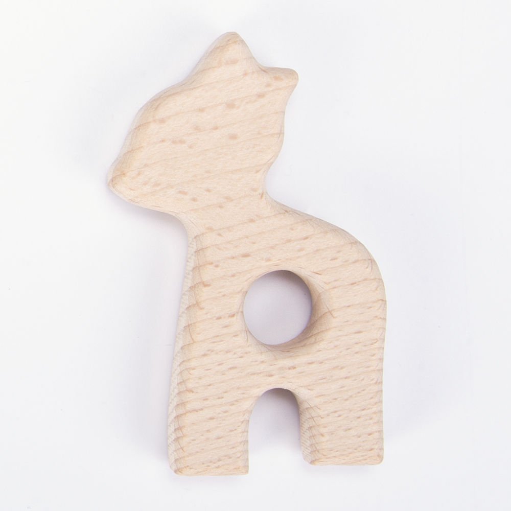 WOODEN TEETHER GAZELLE