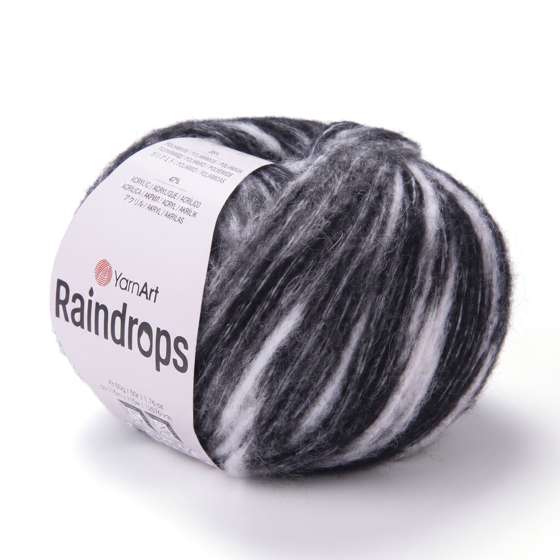 YARNART RAINDROPS - MULTICOLOR KNITTING YARN VARIEGATED - 2913