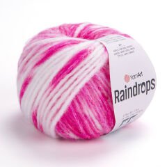 YARNART RAINDROPS - MULTICOLOR KNITTING YARN VARIEGATED - 2915