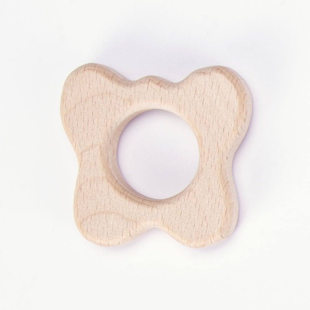 WOODEN TEETHER BUTTERFLY