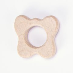 WOODEN TEETHER BUTTERFLY