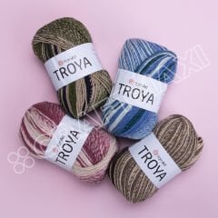 YARNART TROYA - MULTICOLOR KNITTING YARN