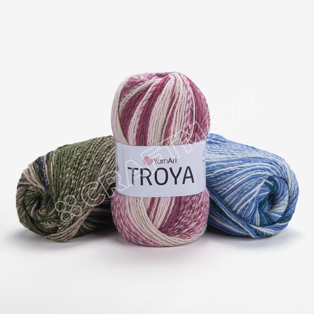 YARNART TROYA - MULTICOLOR KNITTING YARN
