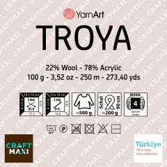 YARNART TROYA - MULTICOLOR KNITTING YARN
