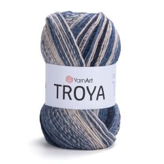 YARNART TROYA - MULTICOLOR KNITTING YARN VARIEGATED - 2102