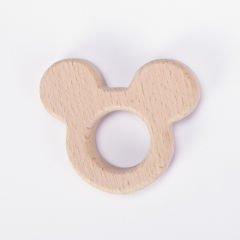 WOODEN TEETHER MICKEY MOUSE