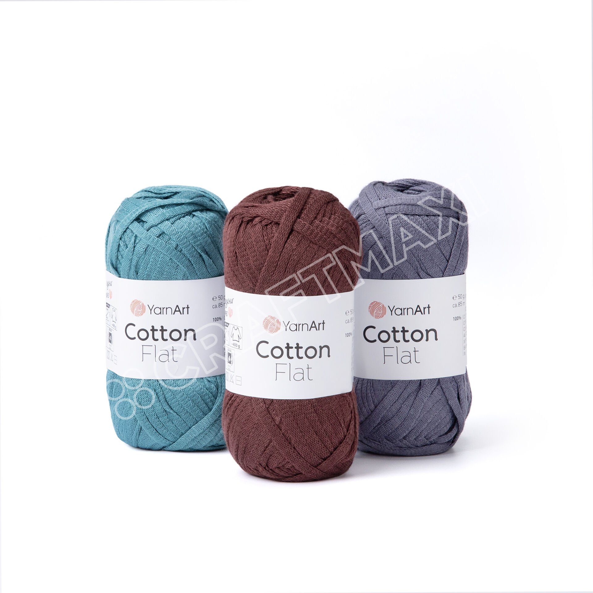 YARNART COTTON FLAT - KNITTING YARN